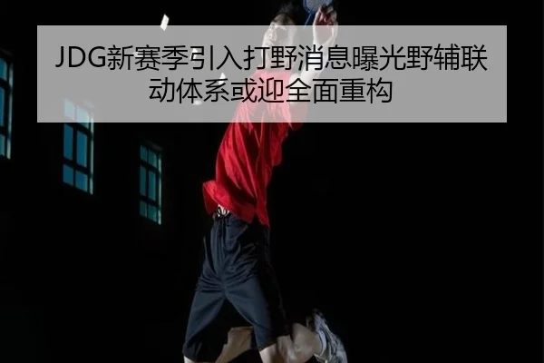 JDG新赛季引入打野消息曝光野辅联动体系或迎全面重构